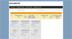 Desktop Screenshot of oglasi.mk