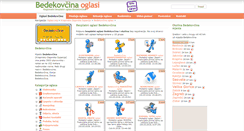 Desktop Screenshot of bedekovcina.oglasi.org