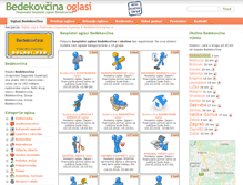 Tablet Screenshot of bedekovcina.oglasi.org