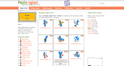 Desktop Screenshot of pazin.oglasi.org