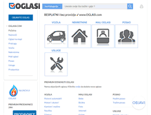 Tablet Screenshot of oglasi.com